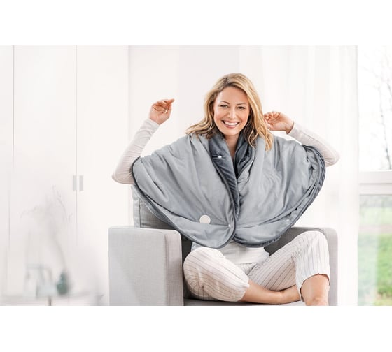 Электрический плед BEURER CC50 Cosy 100 Вт серый 420.04 1541758