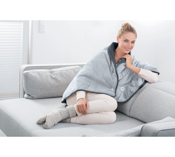 Электрический плед BEURER CC50 Cosy 100 Вт серый 420.04 1541758