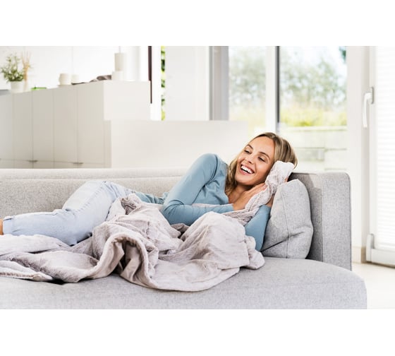 Электрическое одеяло BEURER HD75 Cosy Nordic 100 Вт коричневый 421.03 1445309