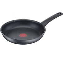Сковорода TEFAL Easy Chef G2700472 круглая 24 см несъемная ручка без крышки темно-серый 2100118273 1425110