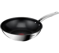 Сковорода-ВОК TEFAL WOK Intuition B8171944 круглая 28 см покрытие антипригарное с титаном несъемная ручка без крышки 1841716