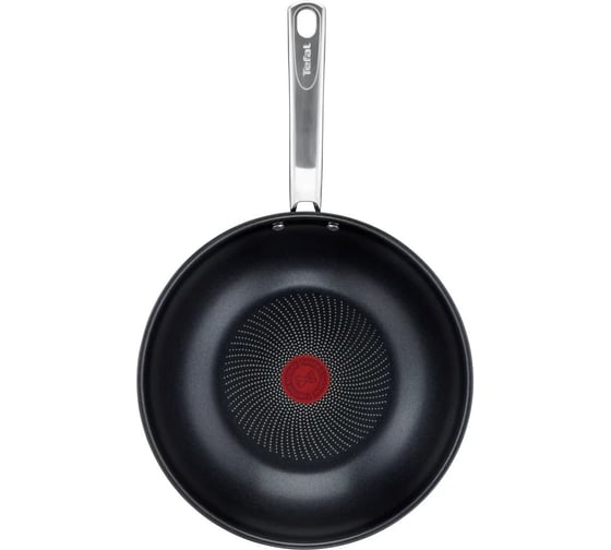 Сковорода-ВОК TEFAL WOK Intuition B8171944 круглая 28 см покрытие антипригарное с титаном несъемная ручка без крышки 1841716