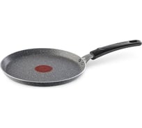 Блинная сковорода TEFAL Natural Cook 04211522 круглая 22 см несъемная ручка без крышки серый 91000460 1652464