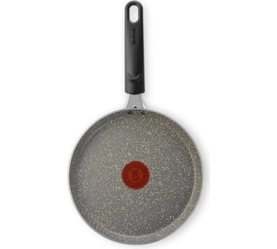Блинная сковорода TEFAL Natural Cook 04211522 круглая 22 см несъемная ручка без крышки серый 91000460 1652464