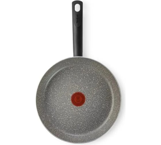 Сковорода TEFAL Natural Cook 04211128 круглая 28 см несъемная ручка без крышки серый 9100046096 1652463