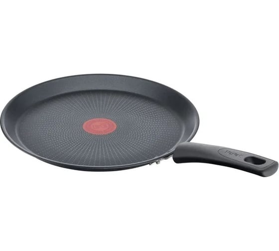 Блинная сковорода TEFAL Easy Chef G2703872 круглая 25 см несъемная ручка без крышки черный 2100118267 1443688