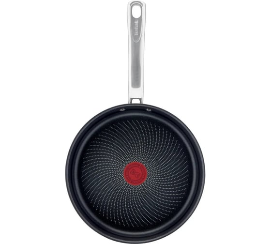 Сковорода TEFAL Intuition B8170544 круглая 26 см несъемная ручка без крышки черный 2100125770 1840761