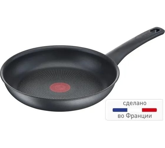 Сковорода TEFAL Easy Chef G2700572 круглая 26 см несъемная ручка без крышки темно-серый 2100118274 1412190