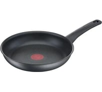 Сковорода TEFAL Easy Chef G2700672 круглая 28 см несъемная ручка без крышки темно-серый 2100118306 1425112