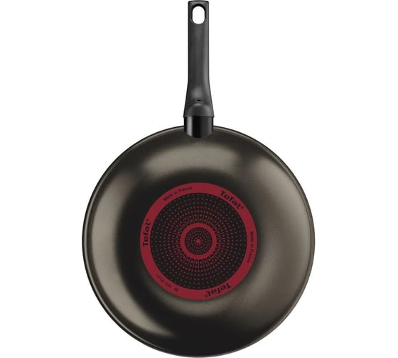 Сковорода ВОК TEFAL WOK Easy Plus 04206628 круглая 28 см несъемная ручка без крышки черный 91000425 1610815
