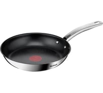 Сковорода TEFAL Intuition B8170644 круглая 28 см покрытие антипригарное с титаном несъемная ручка без крышки сталь 1840763