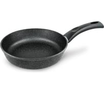 Сковорода нева металл посуда антипригарное покрытие литая 20 см черный гранит 18120