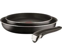 Набор сковород TEFAL Ingenio Black 04181820 3 предмета 9100027686 1056522