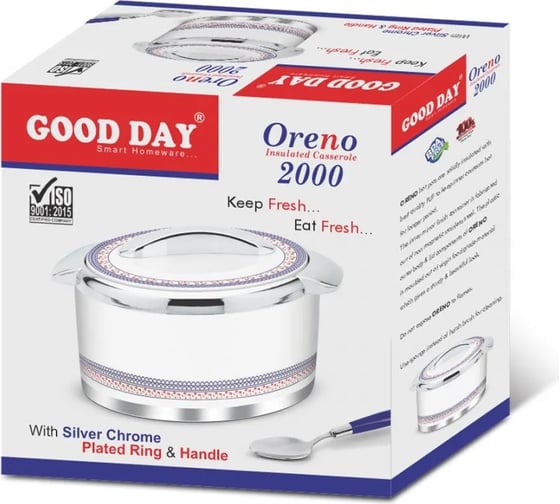 Термокастрюля GOOD DAY ORENO 2000 мл White GC10720WE