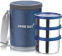 Ланч-бокс GOOD DAY PERFECT 3 425 + 425 + 550 мл Blue GL37335BE