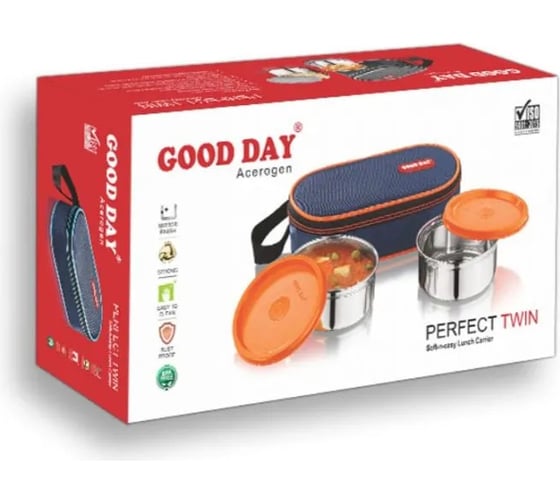 Ланч-бокс GOOD DAY PERFECT TWIN 2x400 мл Orange GL33740OE