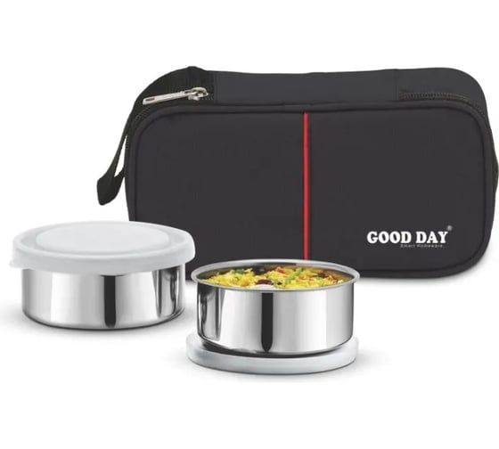 Ланч-бокс GOOD DAY SWAAD 2x240 мл Black GL33224BK
