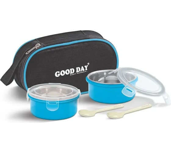 Ланч-бокс GOOD DAY EAT FRESH 2x330 мл Blue GL33566BE