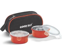 Ланч-бокс GOOD DAY EAT FRESH 2x330 мл Red GL33566RD
