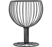 Ваза Homium Kitchen, Trends, для фруктов, черный, 18x18x23 fruit01black