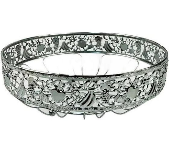 Ваза Homium Kitchen, Silver, для фруктов, серебро, 28x28x10 fruit04silver