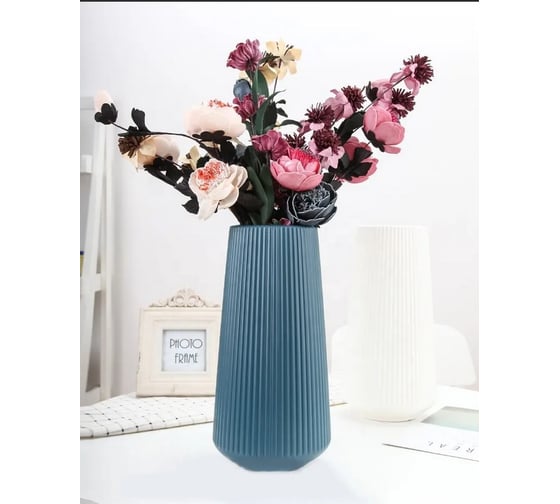 Ваза Homium One, темно-синий Classic vaseflower04