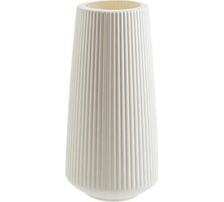 Ваза Homium One, белый Classic vaseflower02