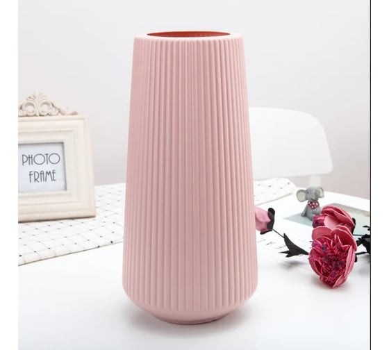 Ваза Homium One, розовый Classic vaseflower03