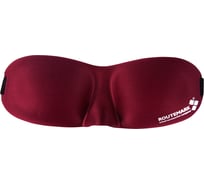 Маска для сна ROUTEMARK 3d hawk бордовая 3d-vinous