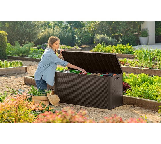 Сундук Keter Эмили EMILY STORAGE BOX 280 л, коричневый 249719