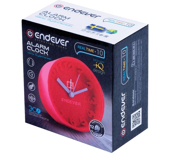 Будильник ENDEVER RealTime 10 80497