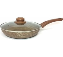 Глубокая сковорода JARKO Kantry 26 см, со стеклянной крышкой JKntr-126-21