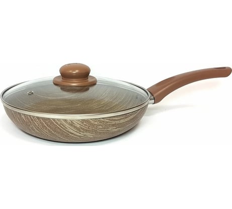 Глубокая сковорода JARKO Kantry 26 см, со стеклянной крышкой JKntr-126-21