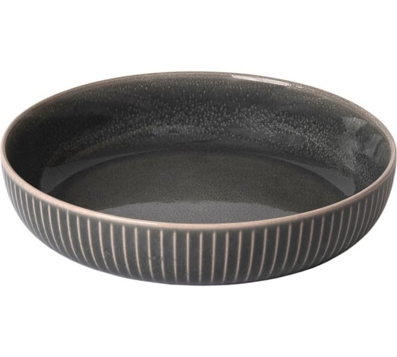 Набор тарелок Homium Kitchen, 2 шт., серый, D20 см, с высокими бортами set2grayD20cm