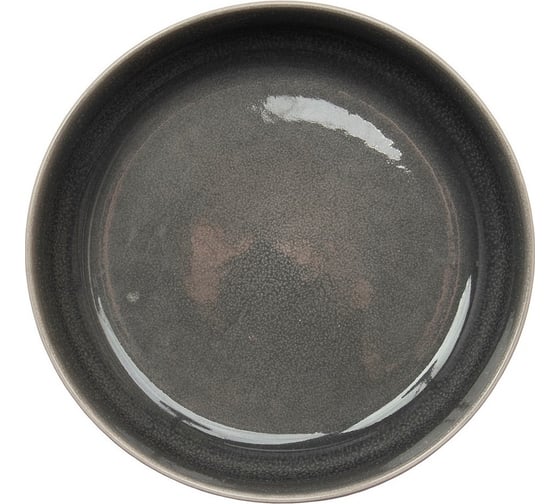 Набор тарелок Homium Kitchen, 2 шт., серый, D20 см, с высокими бортами set2grayD20cm