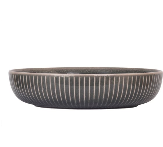Набор тарелок Homium Kitchen, 2 шт., серый, D20 см, с высокими бортами set2grayD20cm