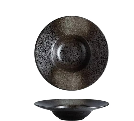 Набор тарелок Homium Bohemia Top, 2 шт., черный, D26.5 см SETBohemia03 1