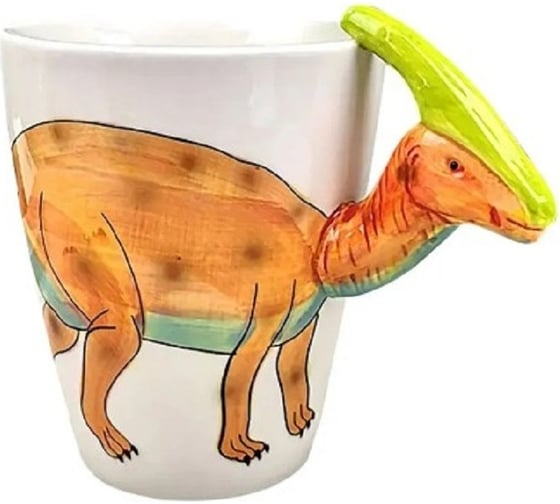 Кружка Homium Kitchen, Dinosaur 400 мл, оранжевый, паразвролопхус cup8