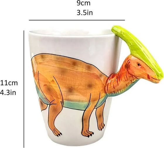 Кружка Homium Kitchen, Dinosaur 400 мл, оранжевый, паразвролопхус cup8