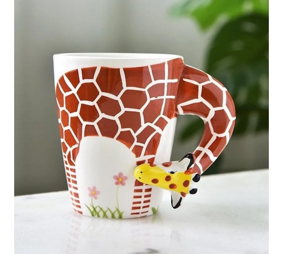 Кружка Homium Kitchen Animals 400 мл, жираф cup6