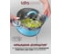 Кастрюля Lara серия SKY BLUE нержавеющая сталь, 9x16 см, 1.7 л, стальные ручки, капсул индукционное дно, слив крышка LR02-440 3
