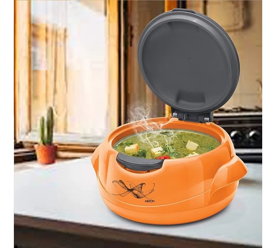 Термокастрюля MILTON MICROWOW ONE TOUCH 2500 мл, Orange MC18325-OR