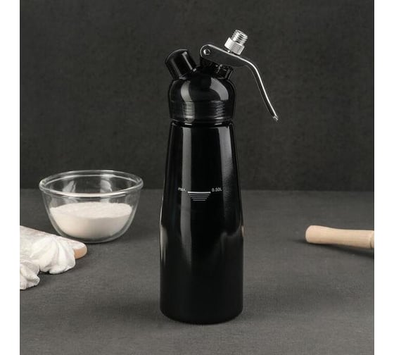Сифон для взбивания сливок Homium foam Maker, черный foamMaker1