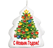 Свеча-барельеф Волшебная страна новогодняя елочка 106163
