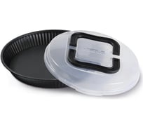 Круглая рифленая форма для выпечки с крышкой для переноски GUARDINI Bake Away 28 см 56028FPBAK