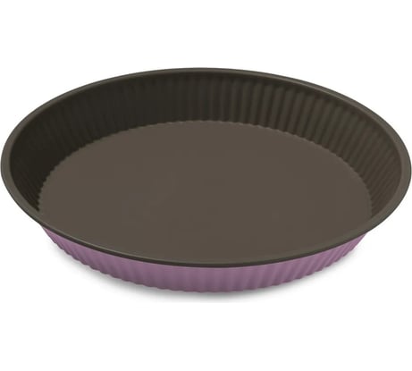 Круглая рифленая форма для выпечки GUARDINI Bon Ton сиреневая, 28 см 71028FPKLBHEE