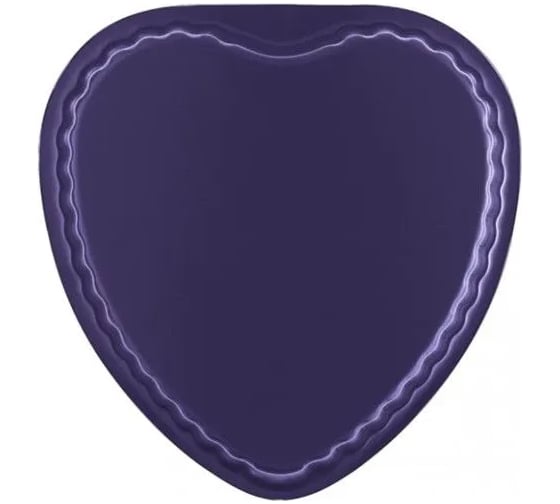 Форма для выпечки GUARDINI Bon Ton Сердце фиолетовая, 25x25 см 70800PULBHEE