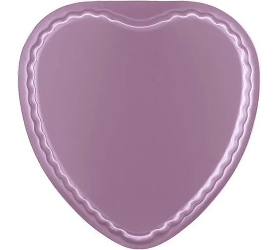 Форма для выпечки GUARDINI Bon Ton Сердце сиреневая, 25x25 см 70800PKLBHEE