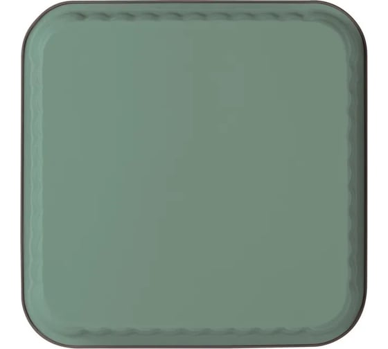 Квадратная рифленая форма для выпечки GUARDINI Bon Ton зеленая, 24x24 см 74524PAGBHEE