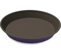 Круглая рифленая форма для выпечки GUARDINI Bon Ton фиолетовая, 28 см 71028FPULBHEE